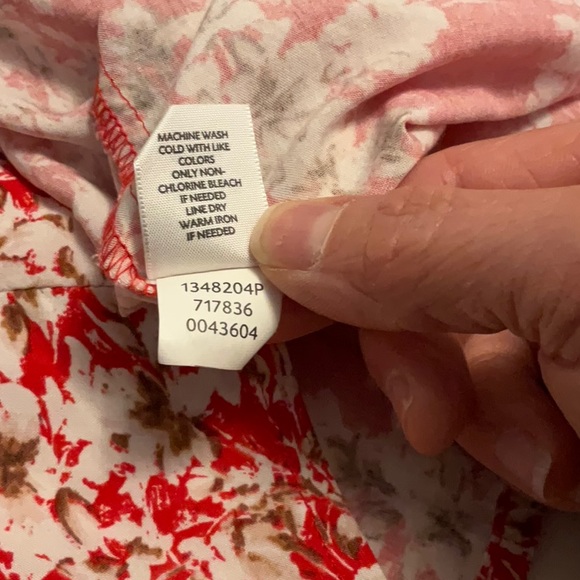 J Jill Women’s Red Shift Dress Size 10P - Picture 9 of 9